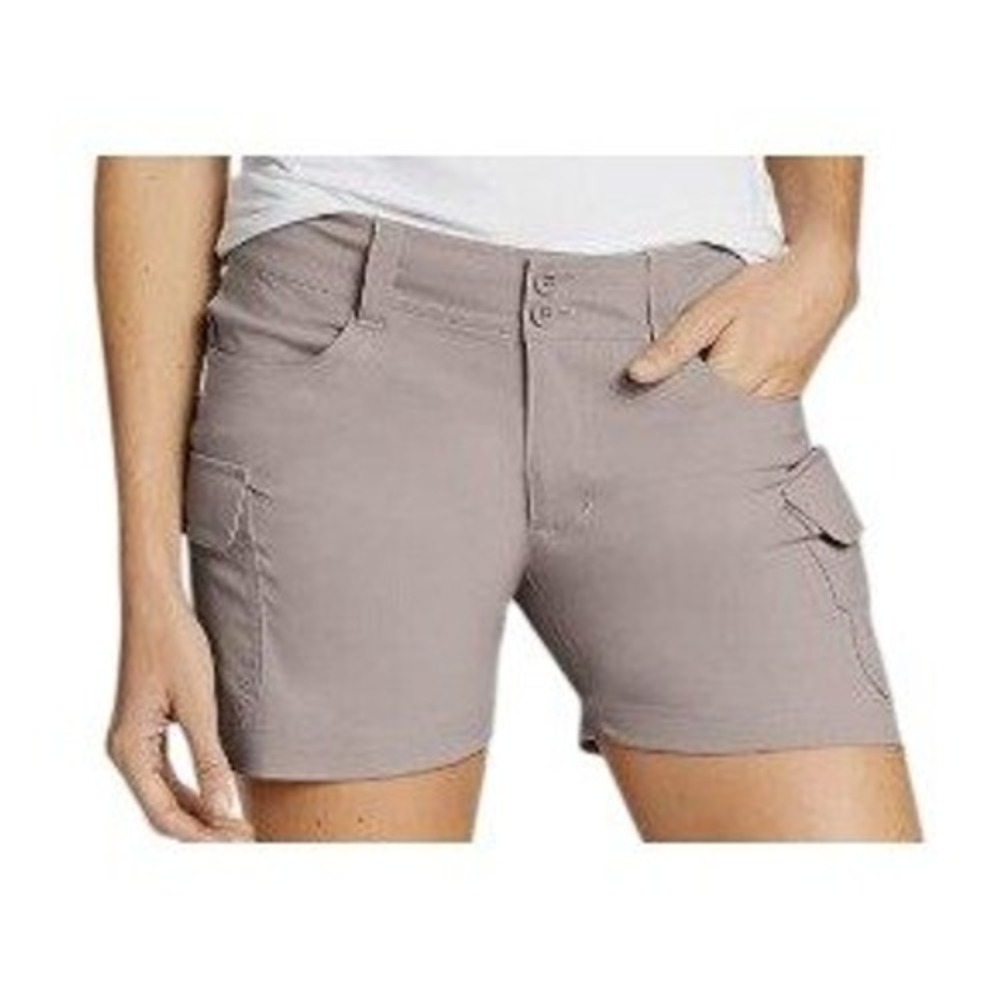 Eddie Bauer Womens 16 Sightscape Horizon Cargo Shorts in Tan NWT